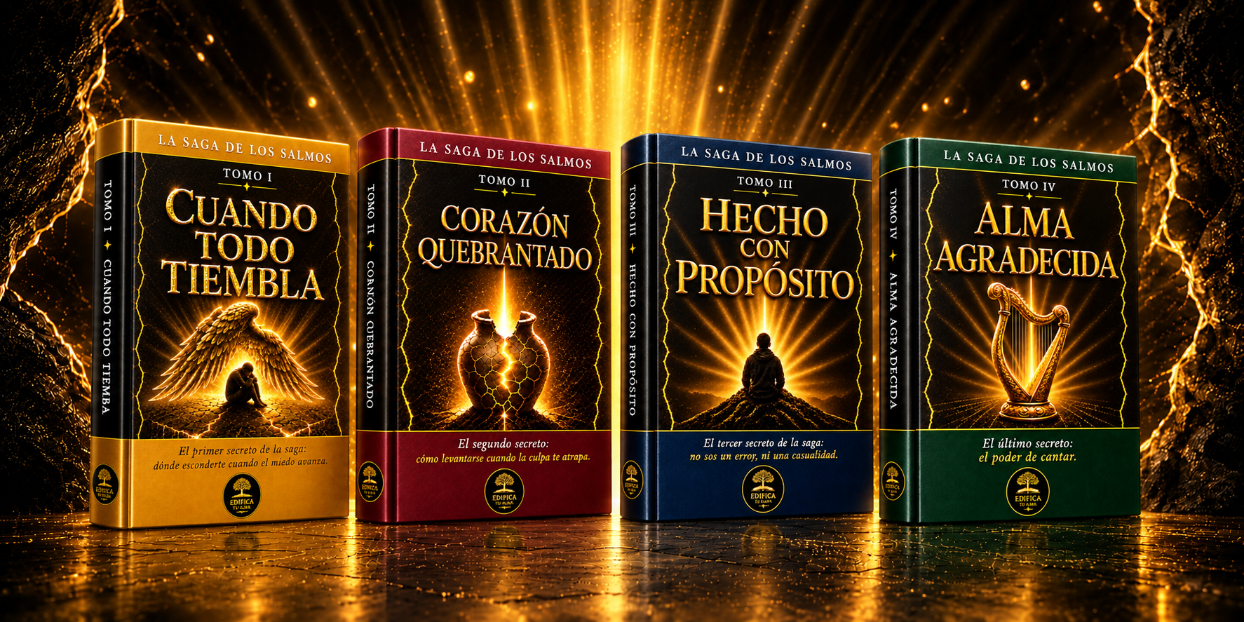 Los cuatro Tomos de La Saga de los Salmos