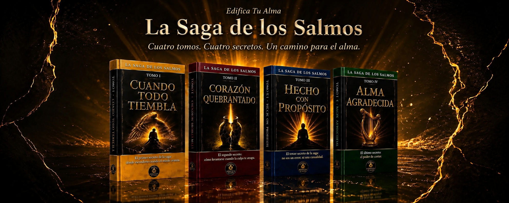 Los cuatro Tomos de La Saga de los Salmos